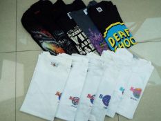 A job lot of 11 Tee Shirts, to include six Hard Rock Café and others, all size L,