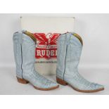 Rudel boots - a pair of western leather