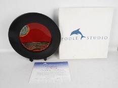 Poole Pottery - A large limited edition charger, Millennium collection,