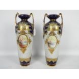 A pair of Noritake twin handled,