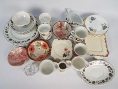 Mixed ceramics to include Royal Worcester, Alfred Meakin, Myott & Son and other.
