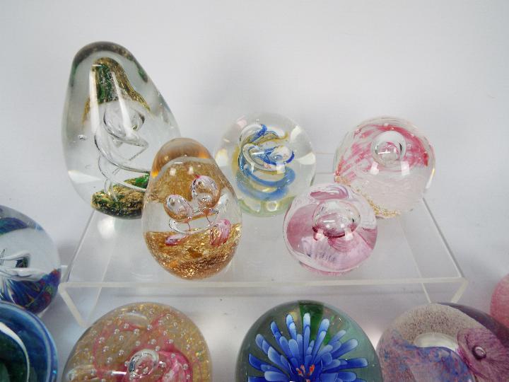 A varied collection of paperweights including Caithness and a Caithness vase. - Image 2 of 4