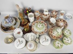 A quantity of H J Colclough Royal Vale China tea wares and further mixed ceramics to include