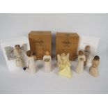 A collection of Willow Tree figurines, part boxed.