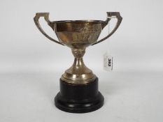 A George V silver, twin handled trophy, Birmingham assay 1935,
