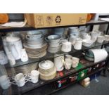 A large quantity of Noritake Estrellita pattern dinner and tea wares, in excess of 150 pieces.