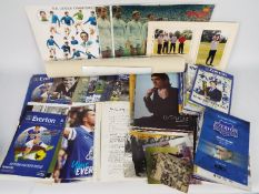 Everton Football Club - A collection of various items,