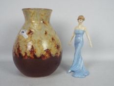 A Dumler and Breiden vase of ovoid form,
