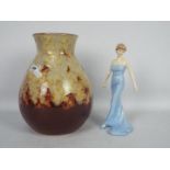 A Dumler and Breiden vase of ovoid form,