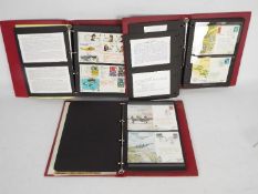 Philately - Three albums of flown and signed first day RAF / Aviation / Forces First Day Covers to