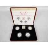 A Royal Mint 1984 - 1987 United Kingdom £1 Silver Proof Collection.