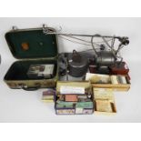 Vintage dental equipment to include a Kaltenbach & Voigt drill and similar.