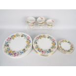 Shelley - A collection of Spring Bouquet dinner and tea wares to include six 27.