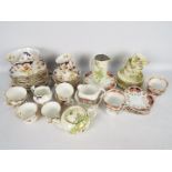 A collection of mixed tea wares to include Hammersley & Co and similar.