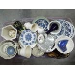 Mixed ceramics to include Wedgwood, Wood & Sons Yuan, Hornsea and similar.