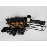 Photography - Lot to include an Olympus AZ-300 Super Zoom and a Minolta 7000,