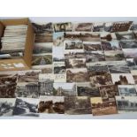 Deltiology - In excess of 500 mainly earlier period UK cards with some subjects to include real