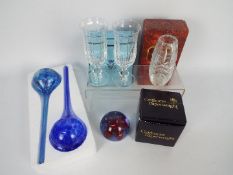 Lot to include a boxed pair of Venice Simplon Orient Express glasses,