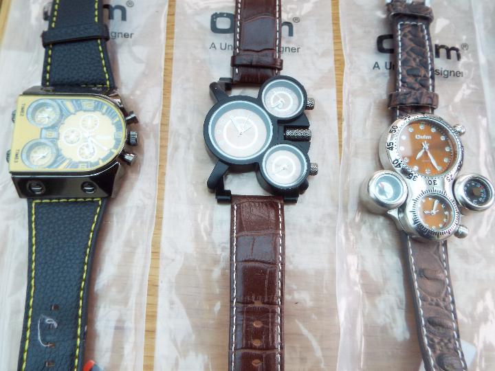 Designer Watches - a job lot of 15 watches to include Shark, 4 off Oulm, Fossil and others, - Image 3 of 6