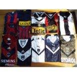 Football shirts - a job lot of 12 soccer