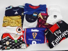 Football Shirts - Nike, Adidas, Lotto, Dahan Sports - 10 x international football T-shirts,