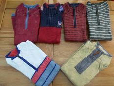 Fat Face - six sweatshirts, various colours, size S,
