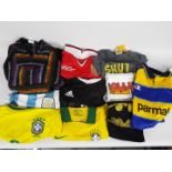 Nike, Adidas, Champion, Bally's Casino, Gildan, Siesta, Weenicons - 10 x international football,