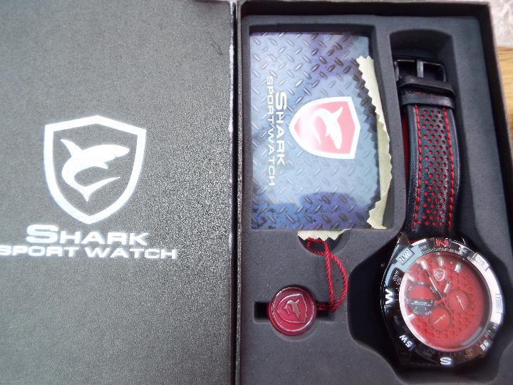 Designer Watches - a job lot of 15 watches to include Shark, 4 off Oulm, Fossil and others, - Image 2 of 6