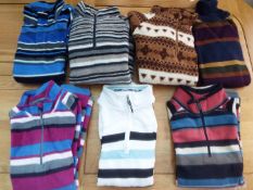 Cotton Traders - seven sweatshirts, of which six by Cotton Traders and one by Maine, all size M,