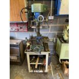 A Warco economy Mill/Drill with accessories and metal stand (Warren Machine) PLEASE NOTE: ITEM IS