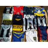 Football shirts - a job lot of 12 soccer