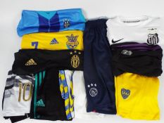 Football Shirts and shorts- Nike, Adidas, Puma - 10 x international,