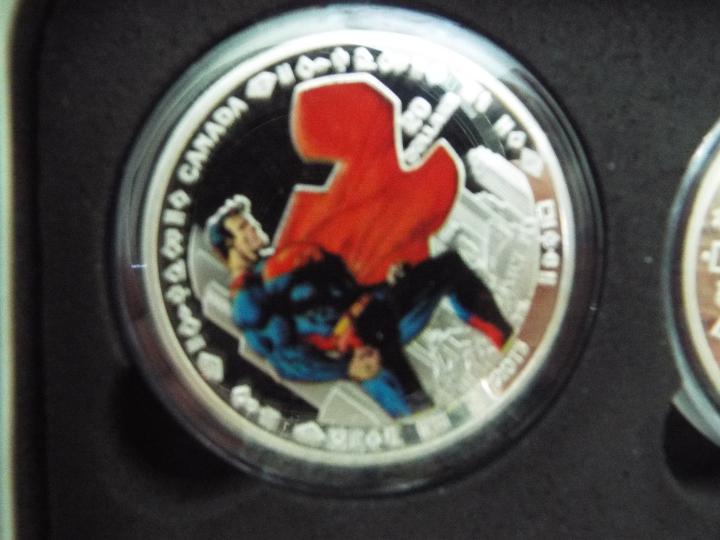 Superman - Royal Canadian Mint 75th anniversary coin set 2013 in presentation case - included in - Image 6 of 6