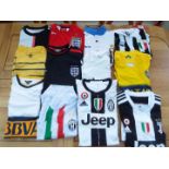 Football shirts - a job lot of 12 soccer