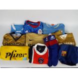 Football Shirts - Nike, Puma, Kappa - 10 x league football T-shirts,