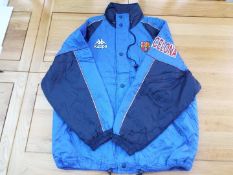 Football - a pre-match waterproof jacket, adult size,