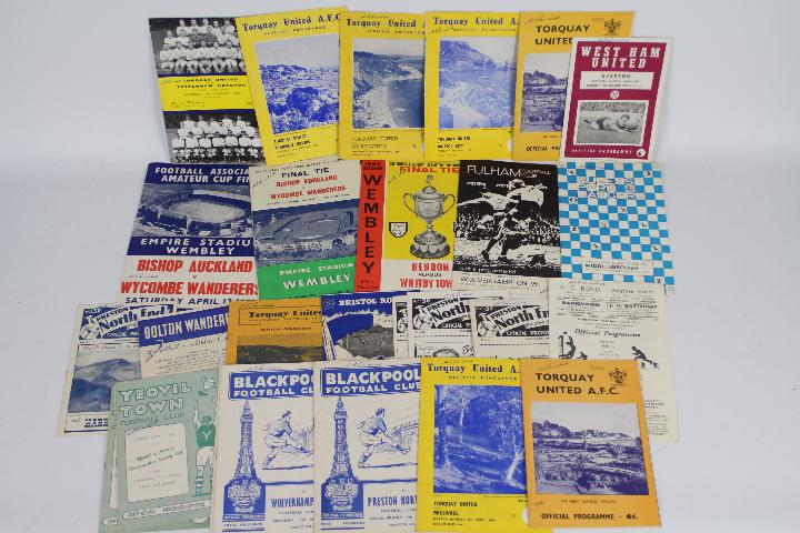 Football Programmes 1950s.