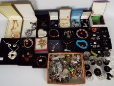A collection of costume jewellery, part