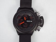 MEGIR - a Megir chronometer wristwatch with mineral crystal glass window,