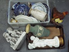 A mixed lot to include ceramics, glasswa