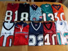 American Football - 10 US shirts to include Buccaneers (King 10 to the back),