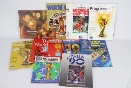 Football Programmes. Good collection of World Cup / European championship brochures.