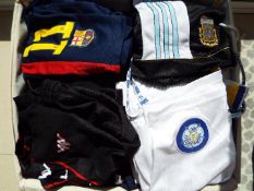 Football - a job lot of approximately 40 football shorts, sizes M and L,