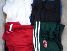 Football - a job lot of approximately 59 football shorts, top club teams and nationals,
