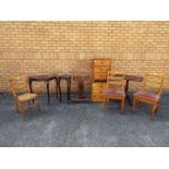 Various furniture to include chairs, sma