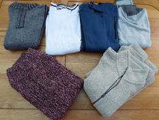 A job lot of six jumpers, various colour