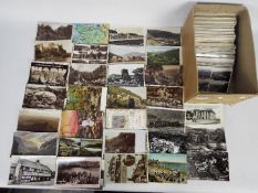 Deltiology - In excess of 400 cards of Wales, early to mid period including real photos,