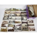 Deltiology - In excess of 260 cards of South East England including real photo,