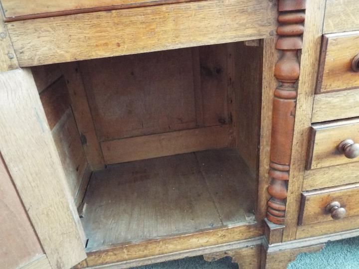 A Victorian oak Welsh Dresser, - Image 4 of 4