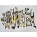 A quantity of mixed flatware,